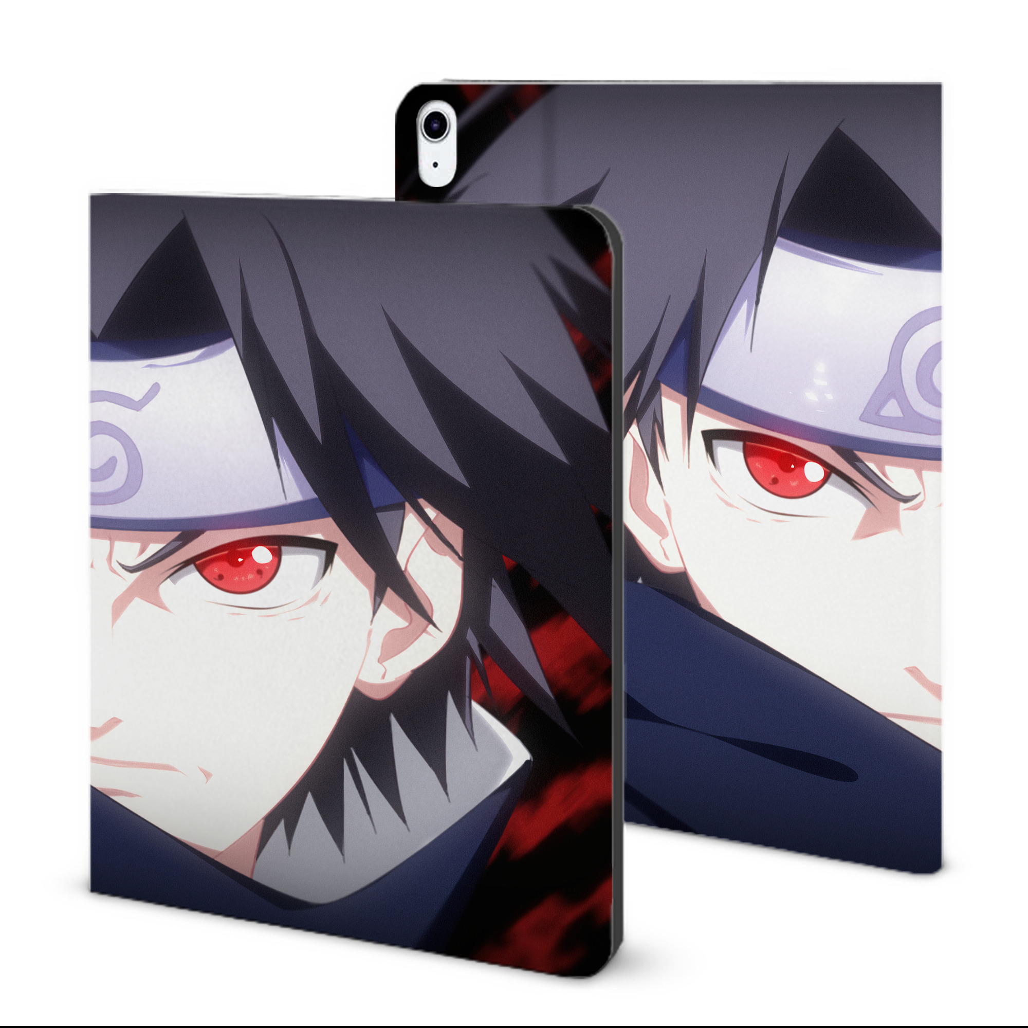 （画像用） NARUTO -ナルト- NARUTO -ナルト- 疾風伝 IPad ケース ブック型 PUレザー TPU 耐衝撃 軽量 薄型 ペン収納なし 全面保護 IPad 各モデル対応